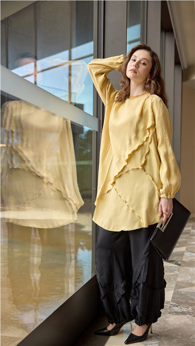 Misswhence 39017 Kadın Desenli Tunik