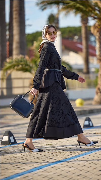 Misswhence 39306 Kadın Düz Transparan Takım