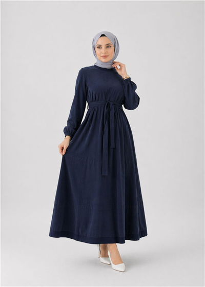 Misswhence 39800 Kadın Beli Kemerli Elbise