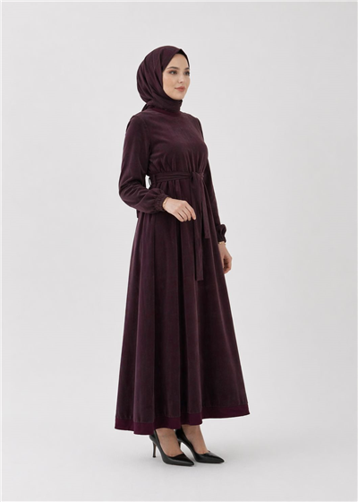 Misswhence 39800 Kadın Beli Kemerli Elbise