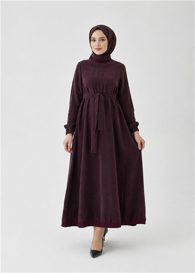 Misswhence 39800 Kadın Beli Kemerli Elbise