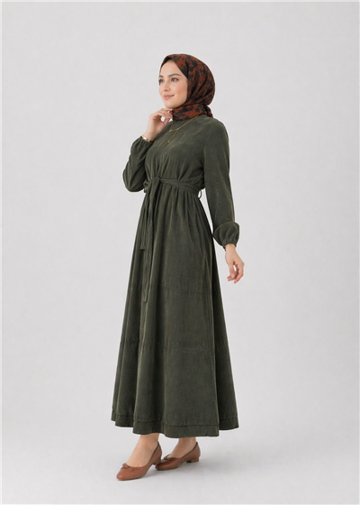 Misswhence 39800 Kadın Beli Kemerli Elbise