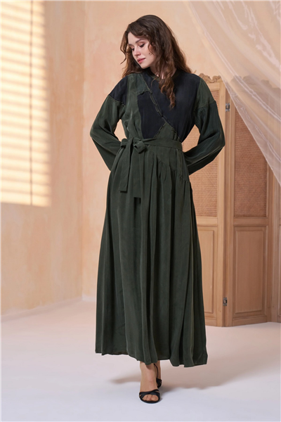 Misswhence 39801 Kadın Beli Kemerli Elbise