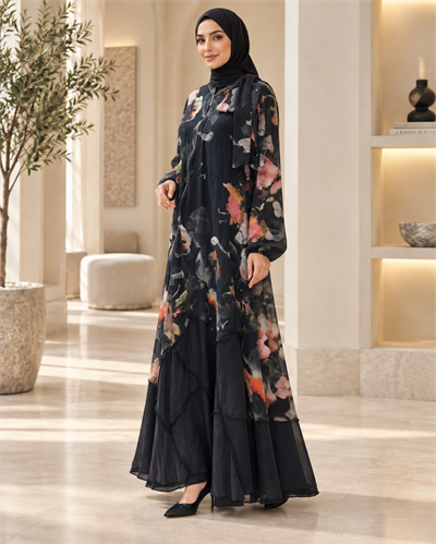 Misswhence 39802 Kadın Çiçekli Elbise