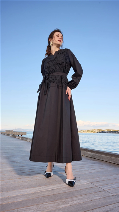 Misswhence 39803 Kadın Çiçekli Elbise