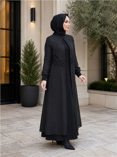 Nihle 5220 Kadın Abaya