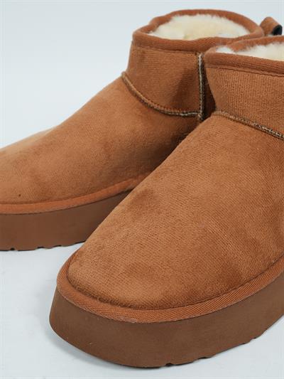 Pierre Cardin 52709 Kadın İçi Kürklü Süet Bot