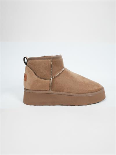 Pierre Cardin 52709 Kadın İçi Kürklü Süet Bot