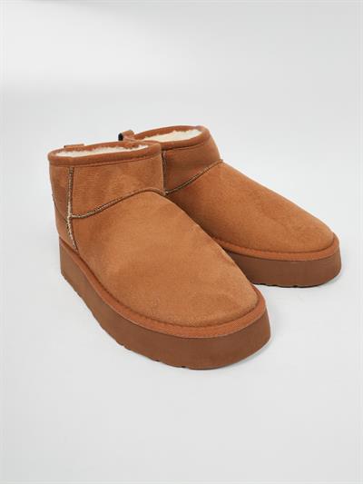 Pierre Cardin 52709 Kadın İçi Kürklü Süet Bot