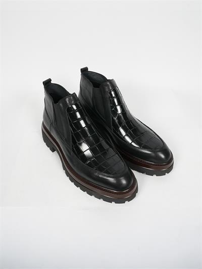 Pierre Cardin 6124041 Erkek Hakiki Deri Kroko Bot