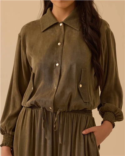 Seçil 10002611111001 Kadın Örme Detaylı Ceket