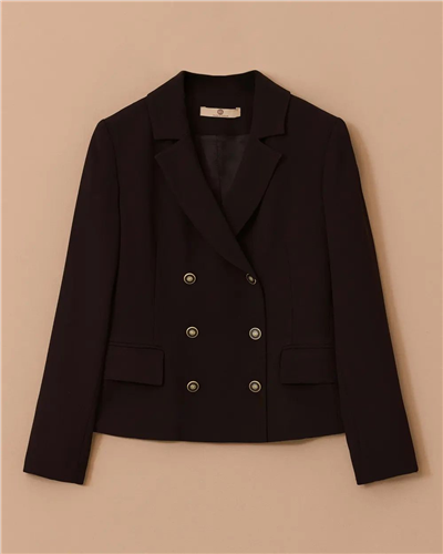 Seçil 10002611111003 Kadın Çift Düğmeli Ceket