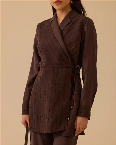 Seçil 10002611211044 Kadın Çizgili Tunik