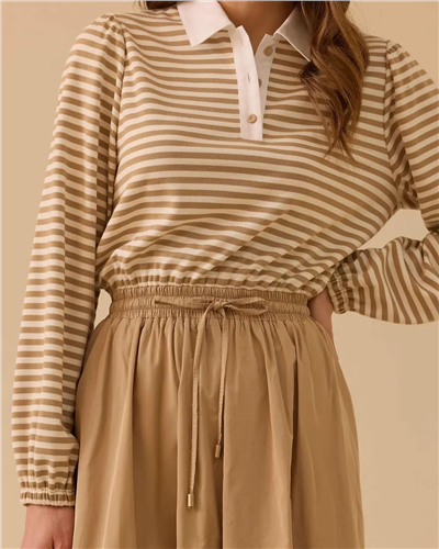 Seçil 10002611311007 Kadın Gömlek Detaylı Pileli Elbise