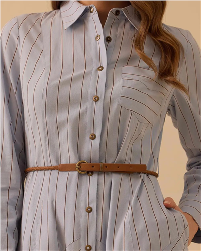 Seçil 10002611311014 Kadın Kemerli Elbise