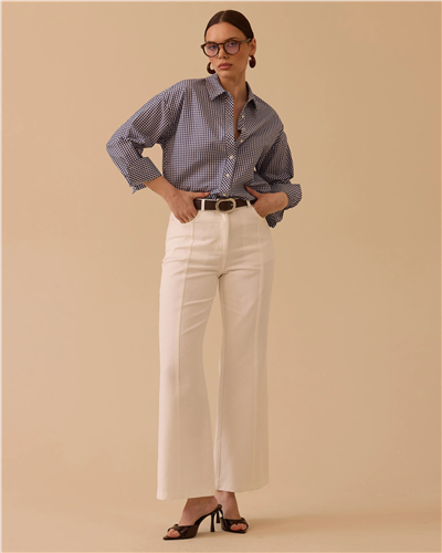 Seçil 10002611510015 Kadın Kareli Gömlek