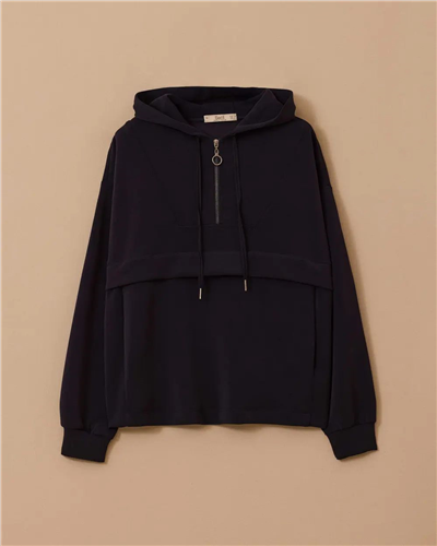 Seçil 10002612310001 Kadın Yaka Fermuarlı SweatTshirt