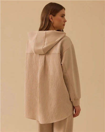 Seçil 10002612311005 Kadın Çizgili Sweatshirt