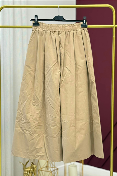 Sentez 5479 Kadın Ely Beli Lastikli Etek