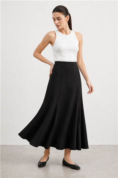 Sentez SZ-5458 Kadın Pileli Etek