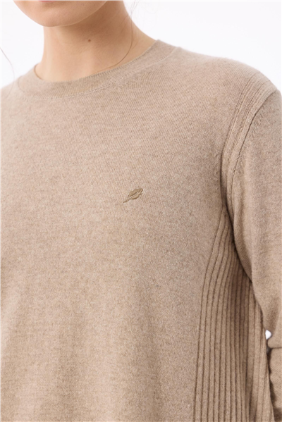 TIĞ TRİKO TNK218671 Kadın Basic Cashmere Triko Tunik
