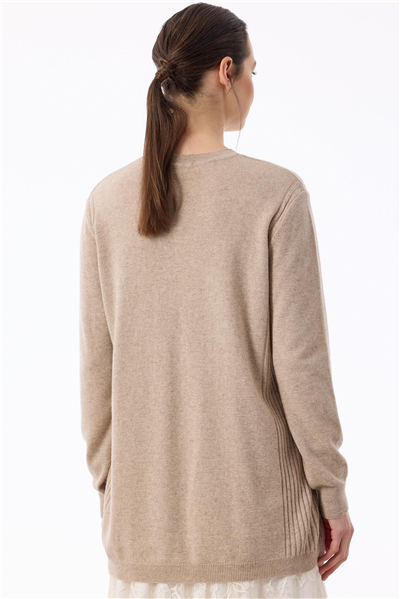 TIĞ TRİKO TNK218671 Kadın Basic Cashmere Triko Tunik
