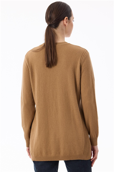 TIĞ TRİKO TNK218671 Kadın Basic Cashmere Triko Tunik