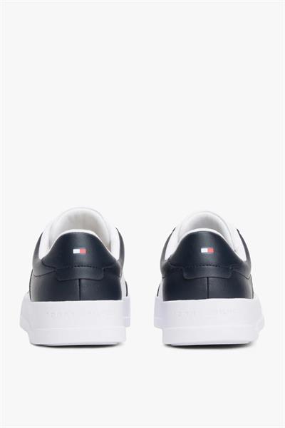 Tommy Hılfıger 05489 Erkek Beyaz Th Court Mix Sneakers