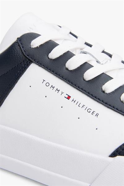 Tommy Hılfıger 05489 Erkek Beyaz Th Court Mix Sneakers