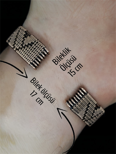 DATÇA İNCE BAKIR ÖRME BİLEKLİK