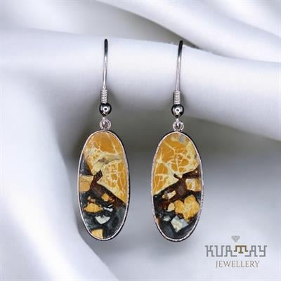 MOLIGANO JESPER GEMSTONE 925 STERLING SILVER EARRINGS