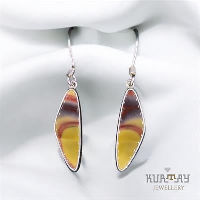 MOOKAITE JESPER GEMSTONE 925 STERLING SILVER EARRINGS