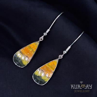 BUMBLEBEE GEMSTONE 925 STERLING SILVER EARRINGS