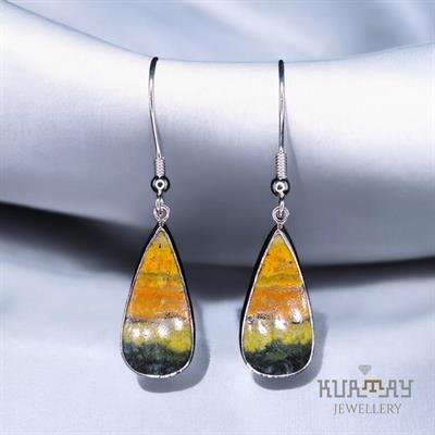BUMBLEBEE GEMSTONE 925 STERLING SILVER EARRINGS