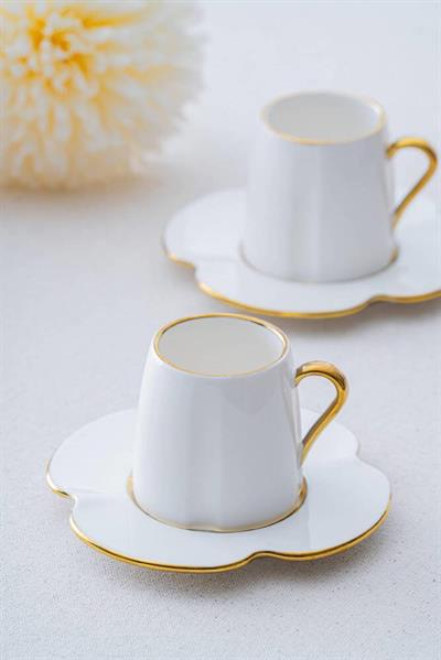 Lotus Duo 2 Kişilik Kahve Fincanı Takımı