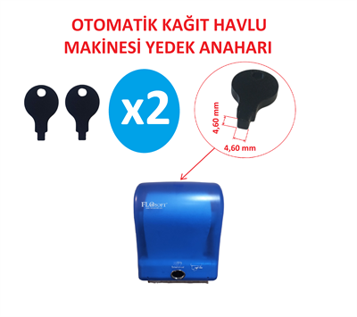 FLO Otomatik Kağıt Havlu Dispanseri Yedek Anahtarı - 2 Adet