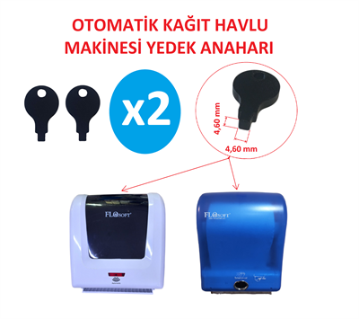FLO Otomatik Kağıt Havlu Dispanseri Yedek Anahtarı - 2 Adet