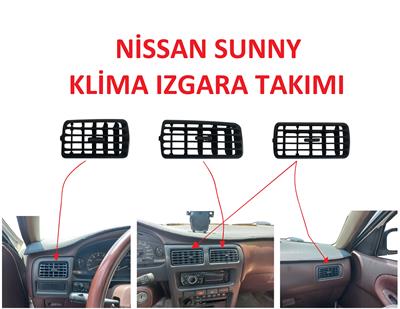 Nissan Sunny Havalandırma Klima Izgara Takımı