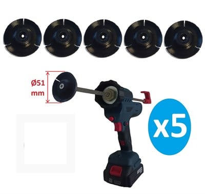 Şarjlı/Akülü Silikon Tabancası 10mm İtici Parça Yedek - 5 Adet