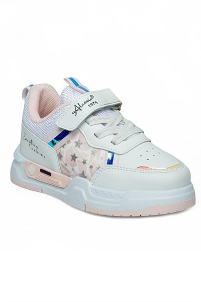 Celira Als Beyaz Pembe Cilt Kız Çocuk Sneaker Spor Ayakkabı