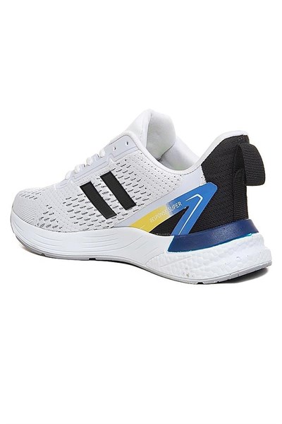 Celira Axs Beyaz Sarı Triko Erkek Sneaker Spor Ayakkabı