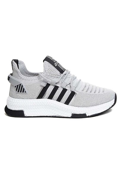 Celira Axs Buz Siyah Triko Erkek Sneaker Spor Ayakkabı