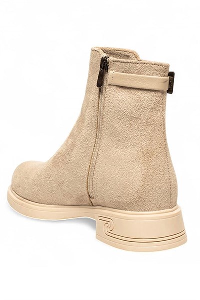 Celira Bej İçi Termal Astar Süet Kadın Bot NSB947