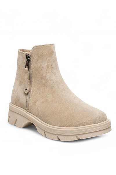Celira Bej Termal Astar Süet Kadın Bot & Bootie NSB940