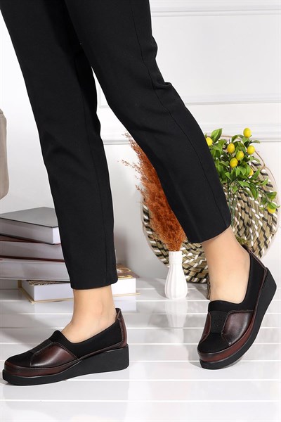 Celira Bordo Günlük Rahat Taban Anne Ayakkabı HS00320