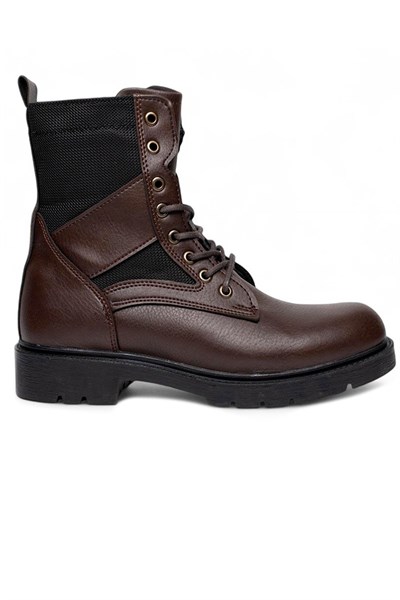 Celira Cnt Kahve Kauçuk Kaymaz Taban Erkek Postal Bot NSB934