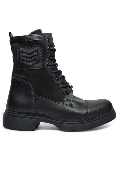 Celira Cnt Siyah Günlük Rahat Erkek Postal Bot Ayakkabı