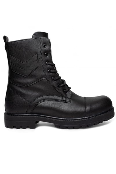 Celira Cnt Siyah Kauçuk Kaymaz Taban Erkek Postal Bot NSB932