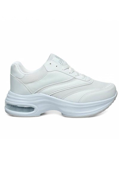 Celira Drk Beyaz Fileli Kadın Sneaker Spor Ayakkabı