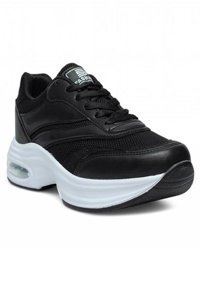 Celira Drk Siyah Fileli Kadın Sneaker Spor Ayakkabı